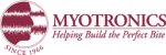 Myotronics. Helping Build the Perfect Bite. logo